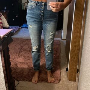 Risen buttonfly straight/skinny